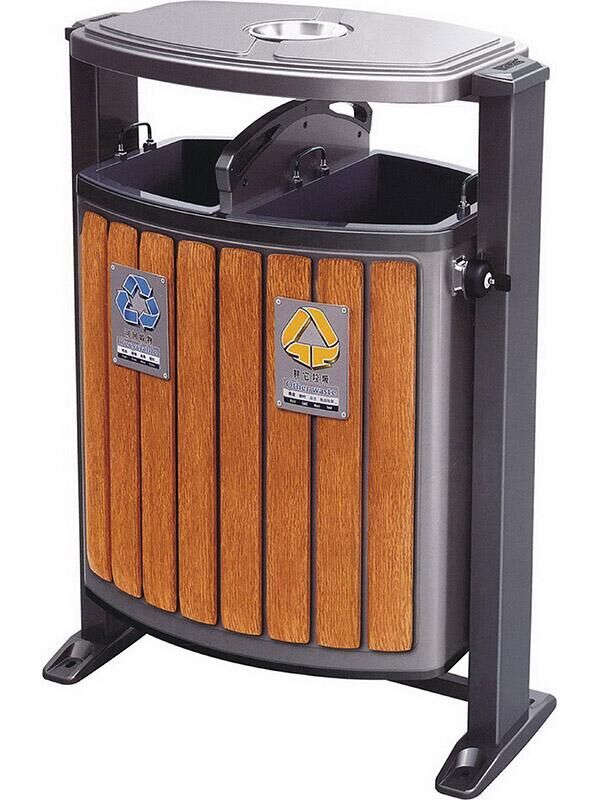 kx-40121塑木垃圾桶