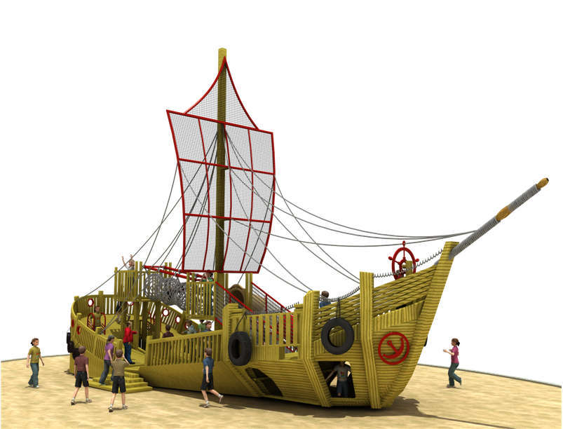 kx-2065木质海盗船
