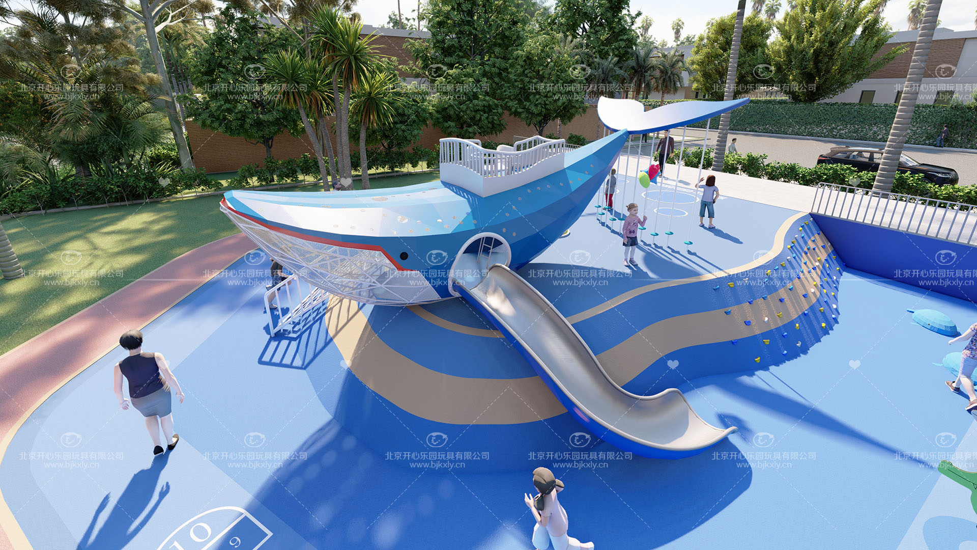 水上乐园 滑梯设计-北京中科晶硕玻璃钢技术有限公司